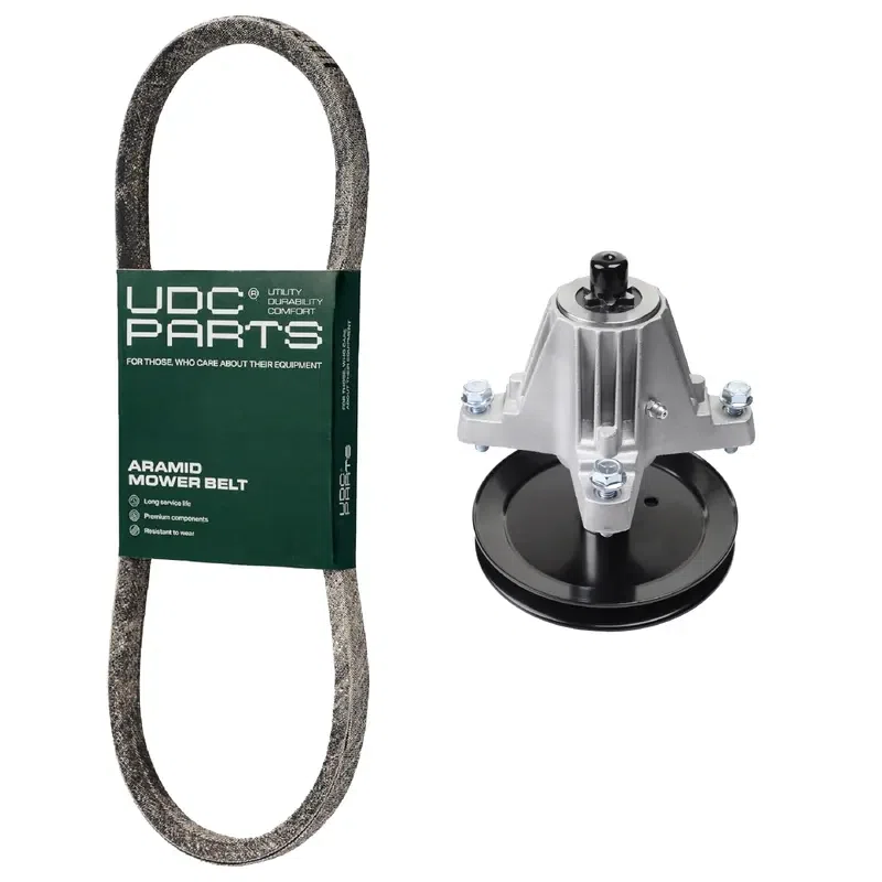 UDC Parts Mower Kit / Belt 754-0468 + Spindle 918-06991 / Fits Troy-Bilt Bronco