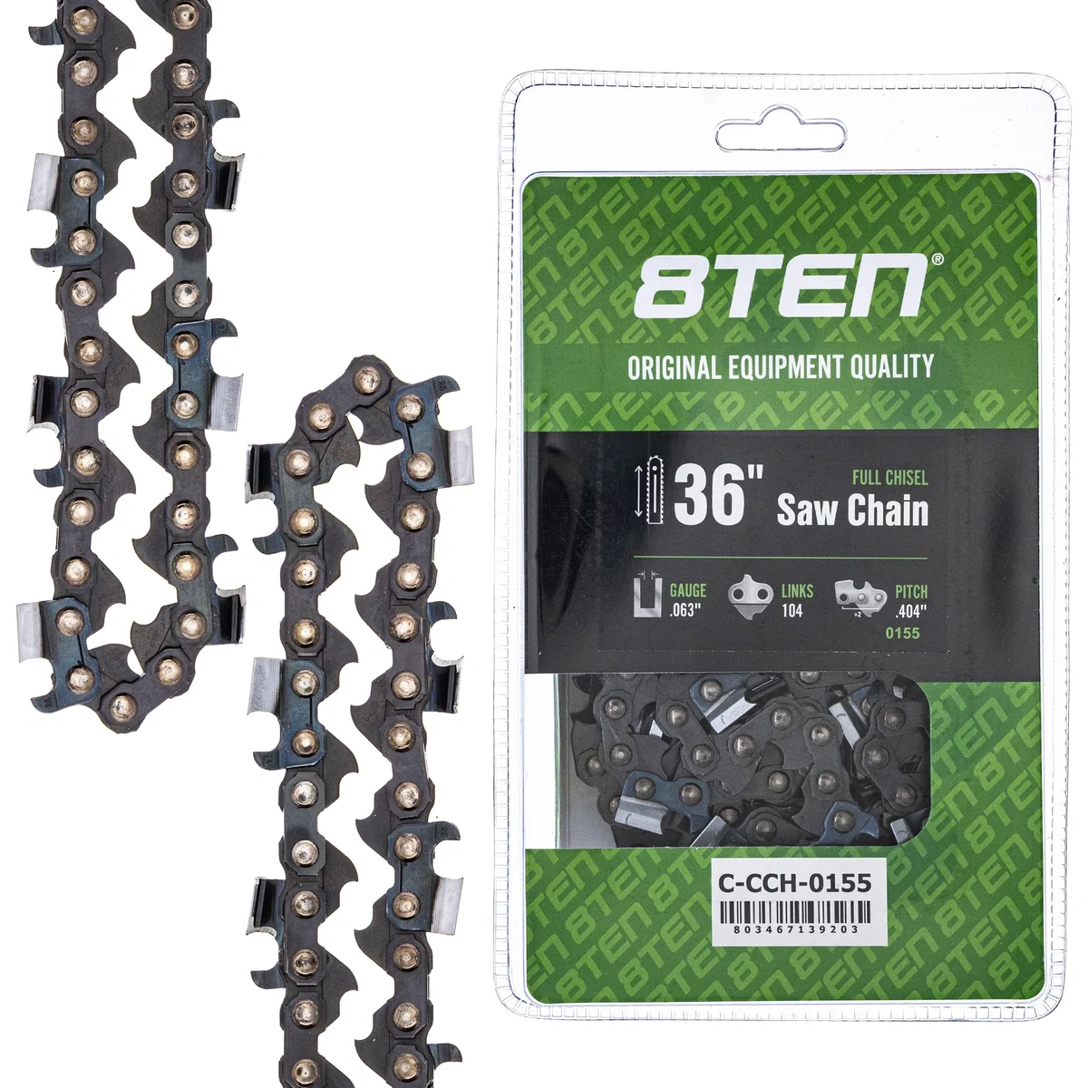 Chainsaw Chain 36 Inch .063 .404 104DL For Stihl 46RS104 46RM104 36680050104 27X104G