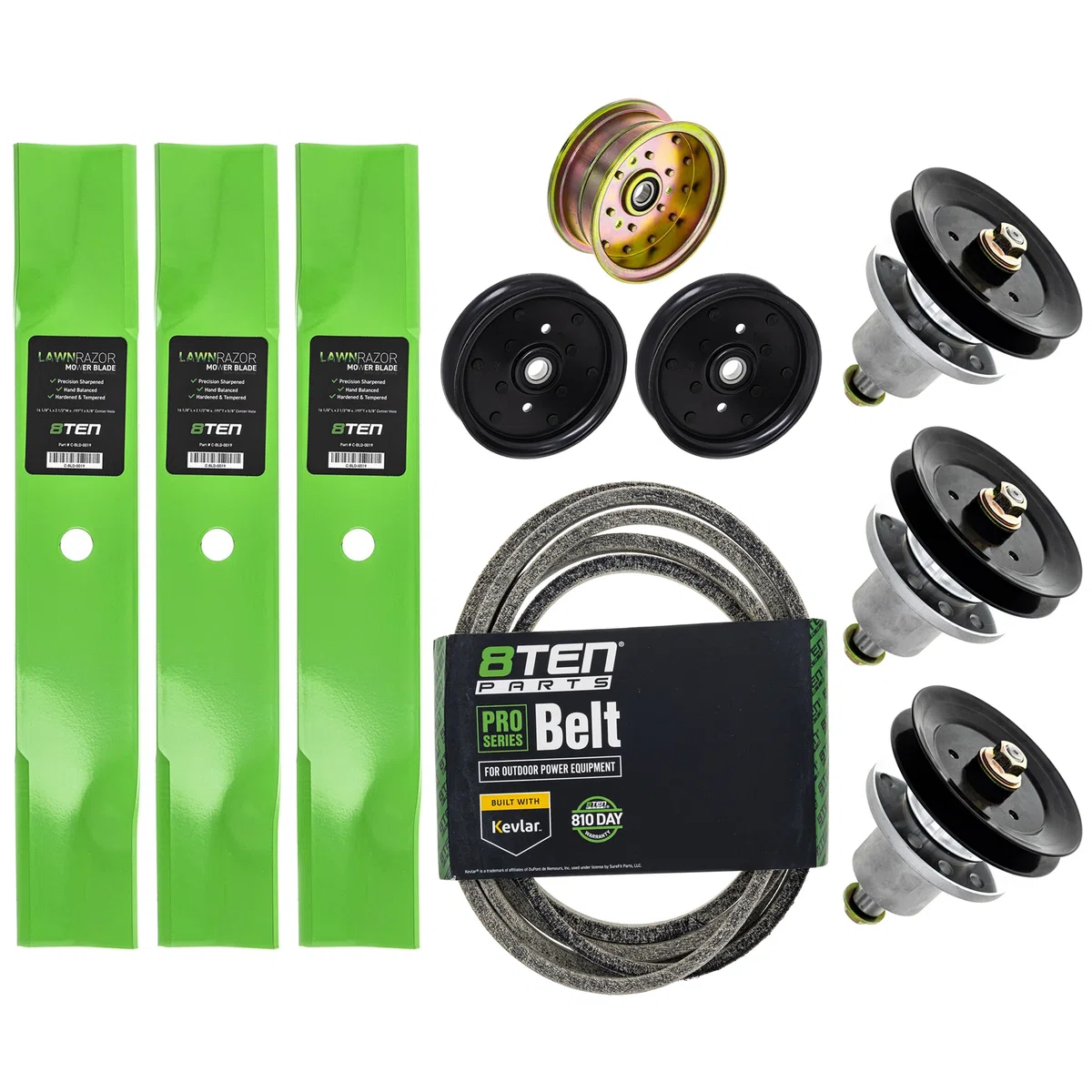 Blade Spindle Belt Idler Deck Kit For Great Dane Exmark MK1010124