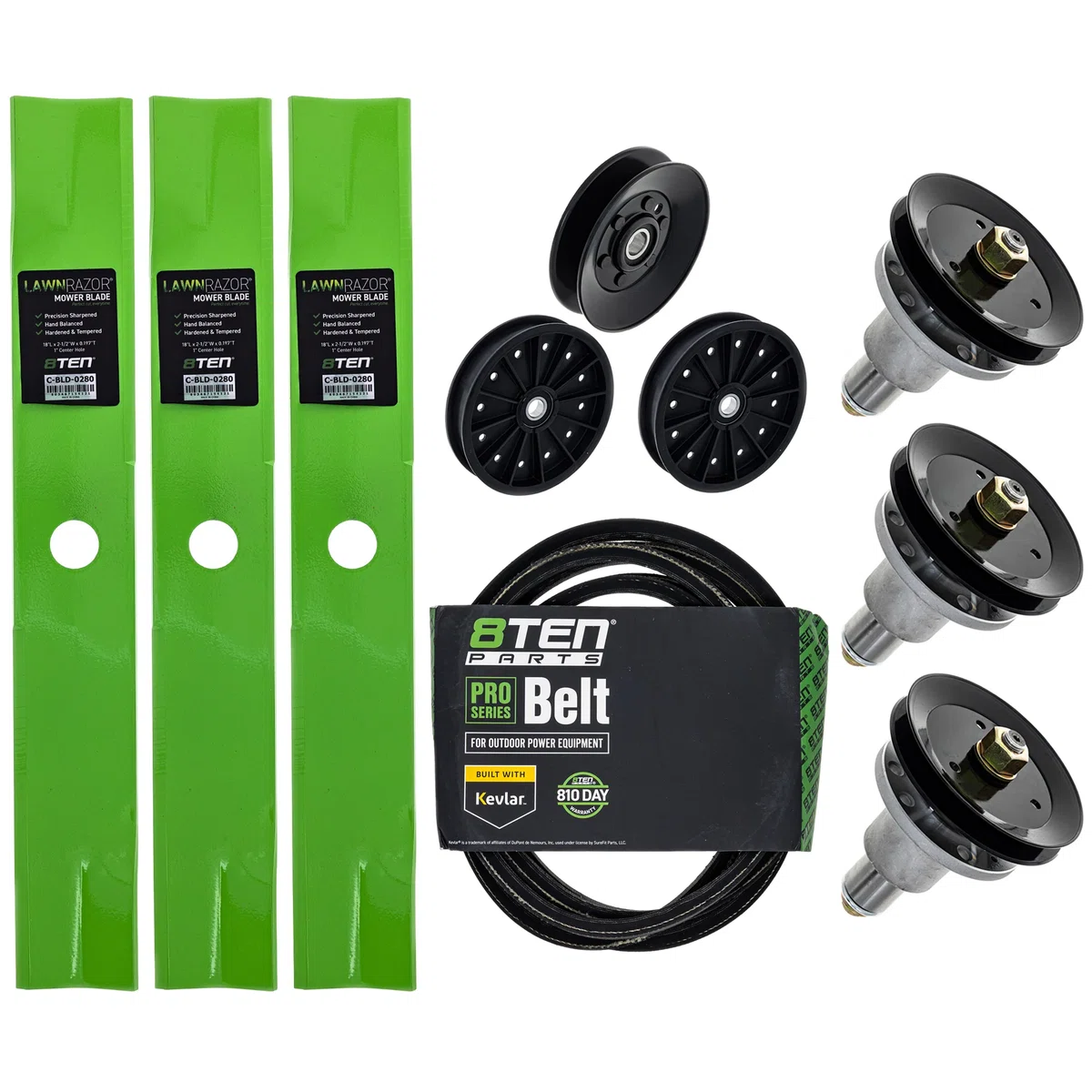 Blade Spindle Belt Idler Deck Kit For Exmark MK1009814