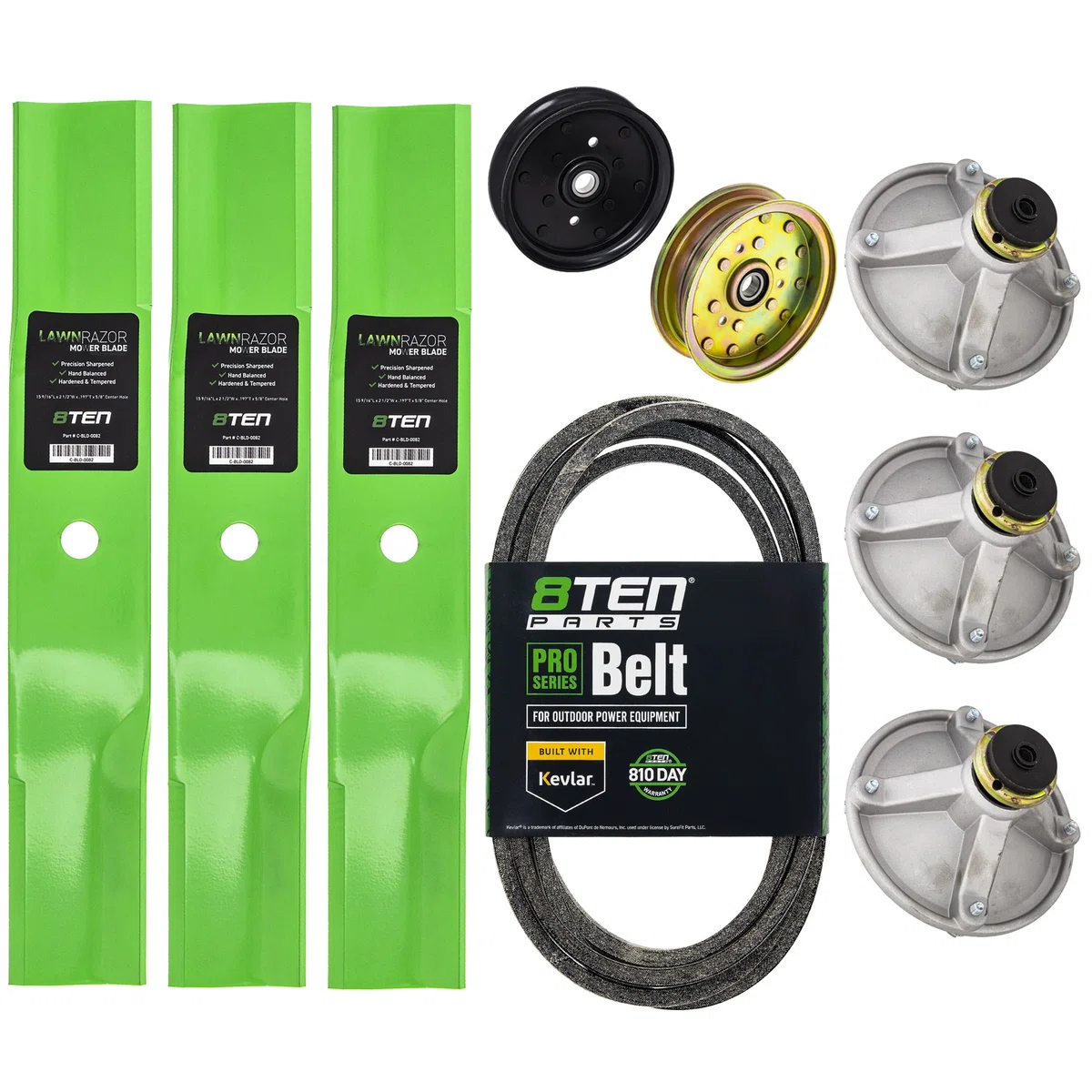 Blade Spindle Belt Idler Deck Kit For Toro MK1010157