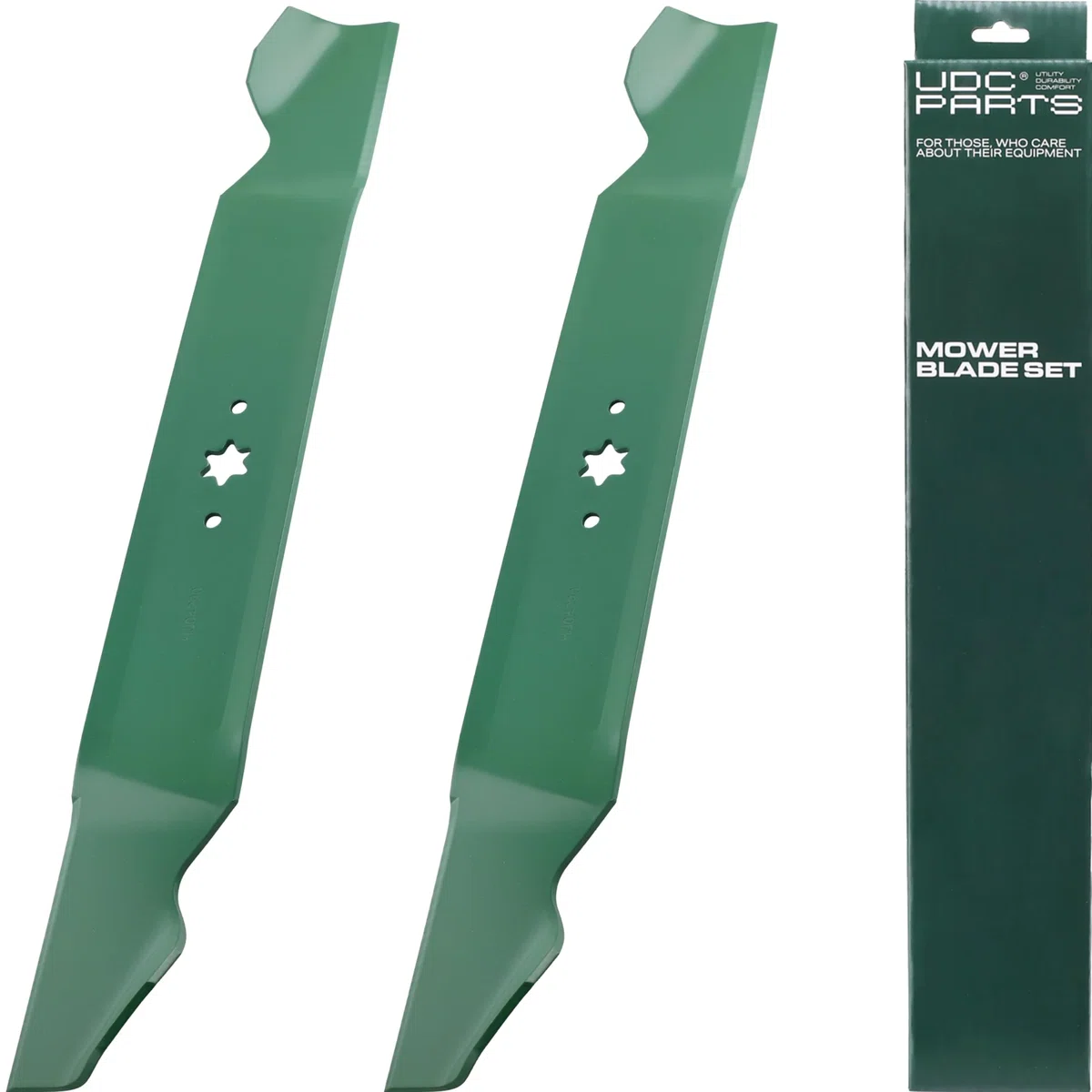 942-04244A Mower Blades Replacement for Cub Cadet 46 Inch XT1 LT46 LTX1045 LTX 1046 942-04290 942-04290A RZT L46 XT2 Craftsman T240 942-04244 Troy Bilt 742-04290/Mulching 6 Point Star 2 Pack