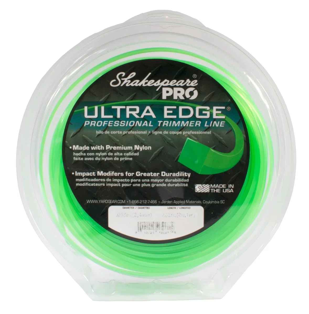 1# .080 Square Trimmer Line Premium Commercial Grade | TLD080
