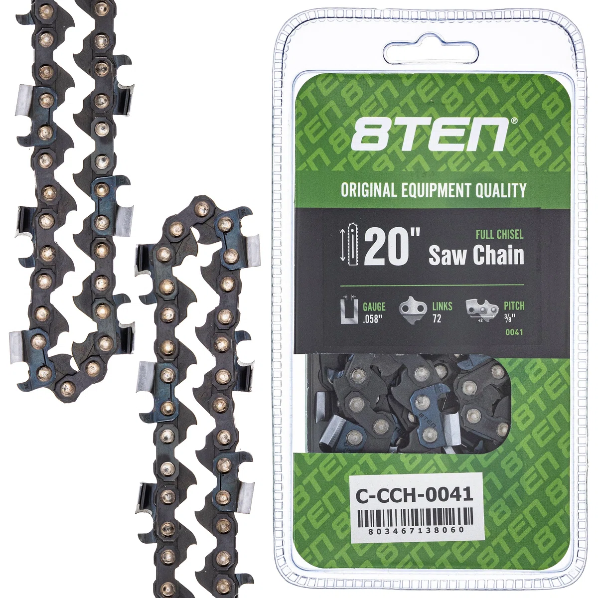 Chainsaw Chain 20 Inch .058 3/8 72DL For Makita Husqvarna 73EXL072G 581626972 591152572 501842872