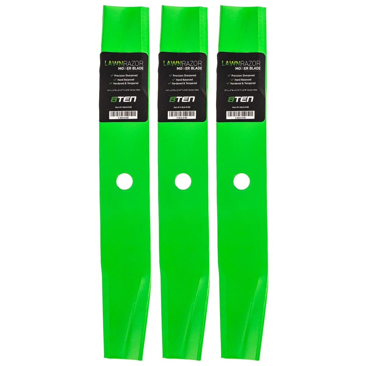 LawnRAZOR High Lift Blade For Gravely Ariens EverRide 03498400 00173800 08899800 03498451 014668 | 3-PACK