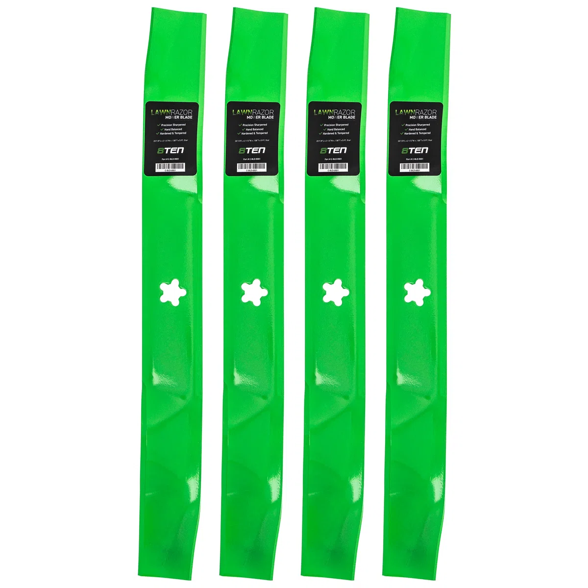 LawnRAZOR Mulching Blade For Poulan Pro Husqvarna Wizard 134149 422719 139775 532134149 424752 24676 | 4-PACK