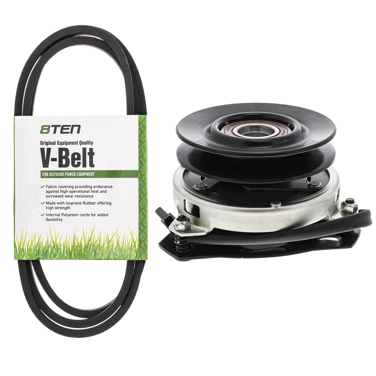 Electric PTO Clutch & Belt Kit For AYP Poulan Pro Husqvarna MK1006326