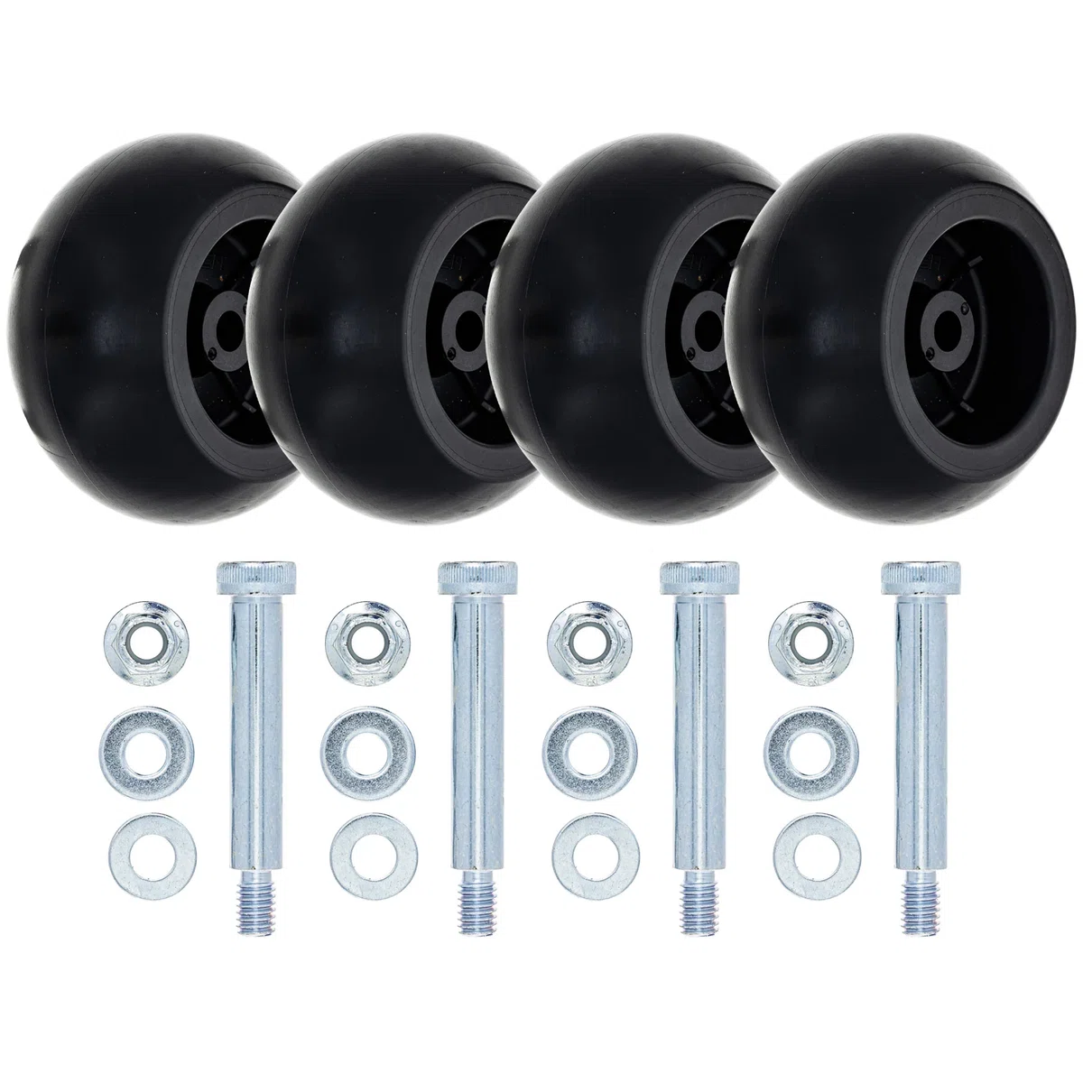 Deck Wheel Kit with Hardware For Poulan Pro Husqvarna Statesman MK1012393