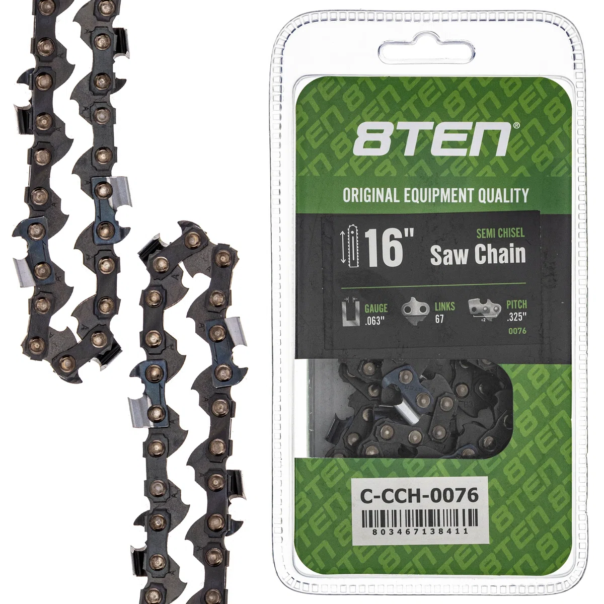 Chainsaw Chain 16 Inch .063 .325 67DL For Stihl Solo Homelite 22LPX067G 22BPX067G 22LGX067G
