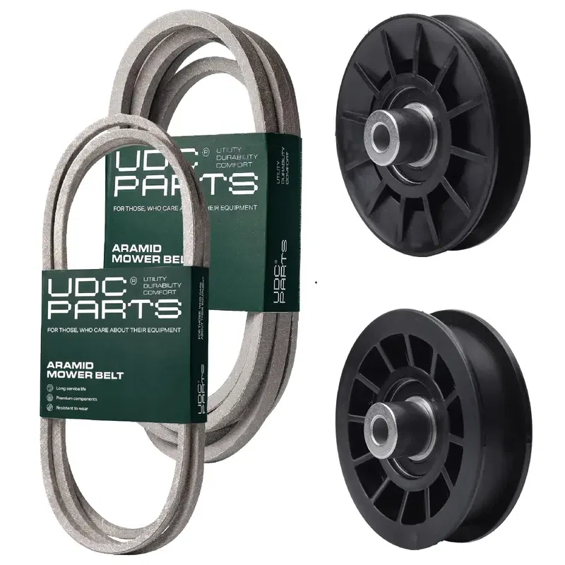 UDC Parts Mower Kit / Belt 140294 + Belt 197242 + Pulley 532194326 + Pulley 532194327 / Fits Husqvarna R53W