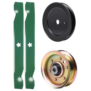 UDC Parts Mower Kit / Pulley 129861 + Pulley 173437 + 2 Pack Blades 138497 / Fits Poulan PXT12538