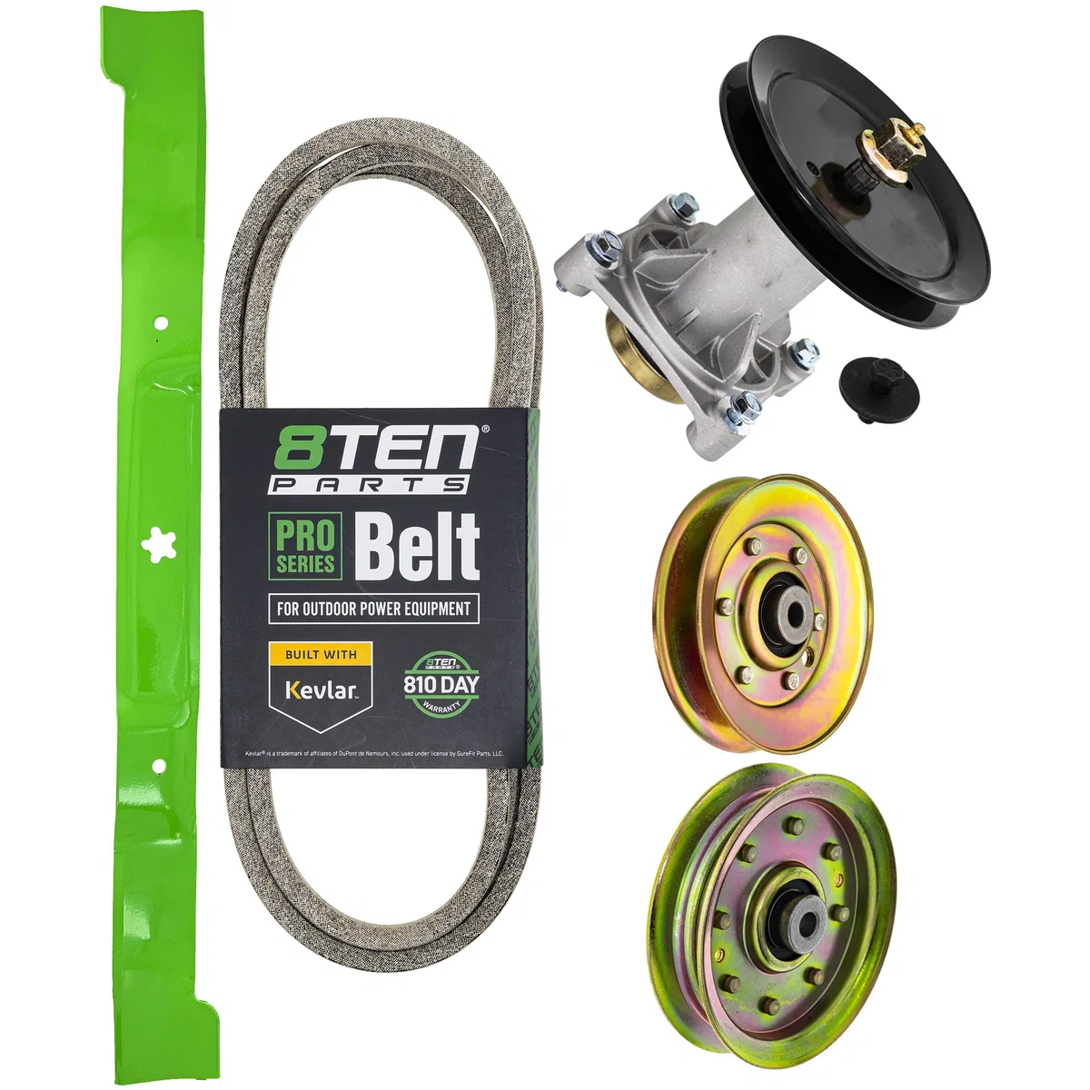 Blade Spindle Belt Idler Deck Kit For Husqvarna Jonsered Poulan MK1009806