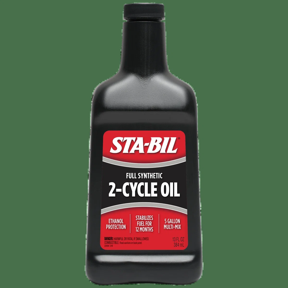 STA-BIL Fully Synthetic 2-cycle oil, with stabilizer 13oz. | G22404