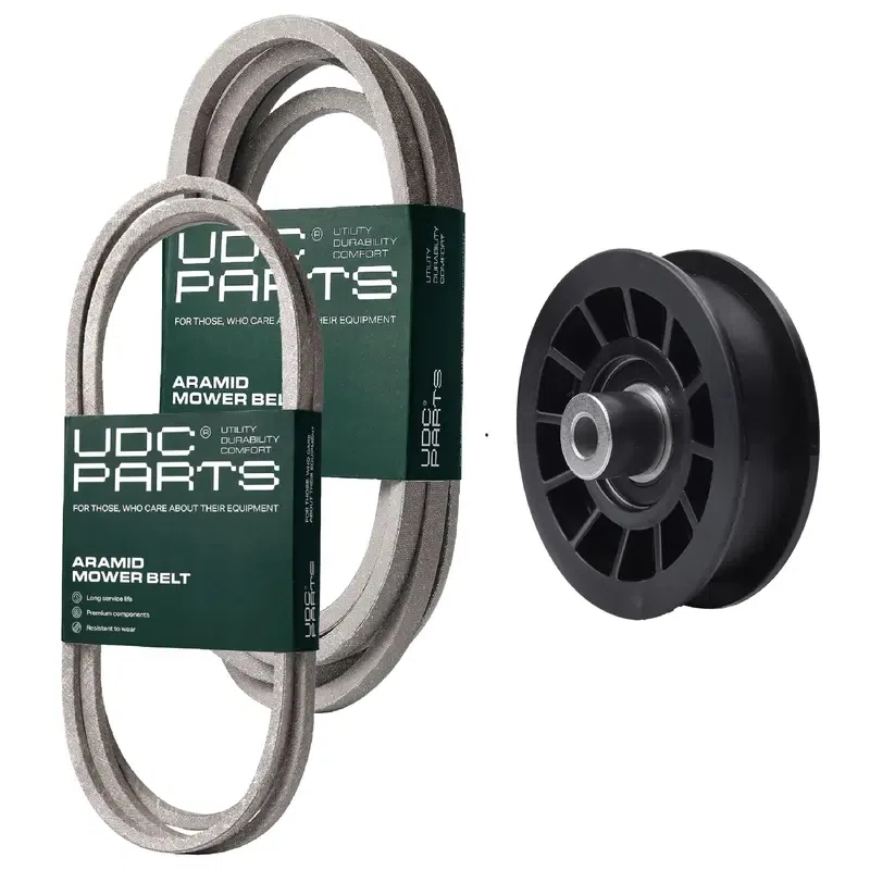 UDC Parts Mower Kit / Belt 140218 + Belt 197242 + Pulley 532194327 / Fits Statesman SO21H48YT SOGT22H48