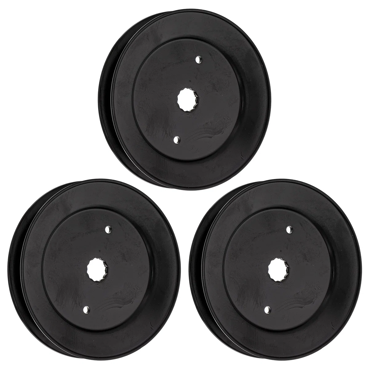 Spindle Pulley Set For Husqvarna Weed Eater AYP 153532 173435 532173435 129206 532153532 532129206 | 3-PACK