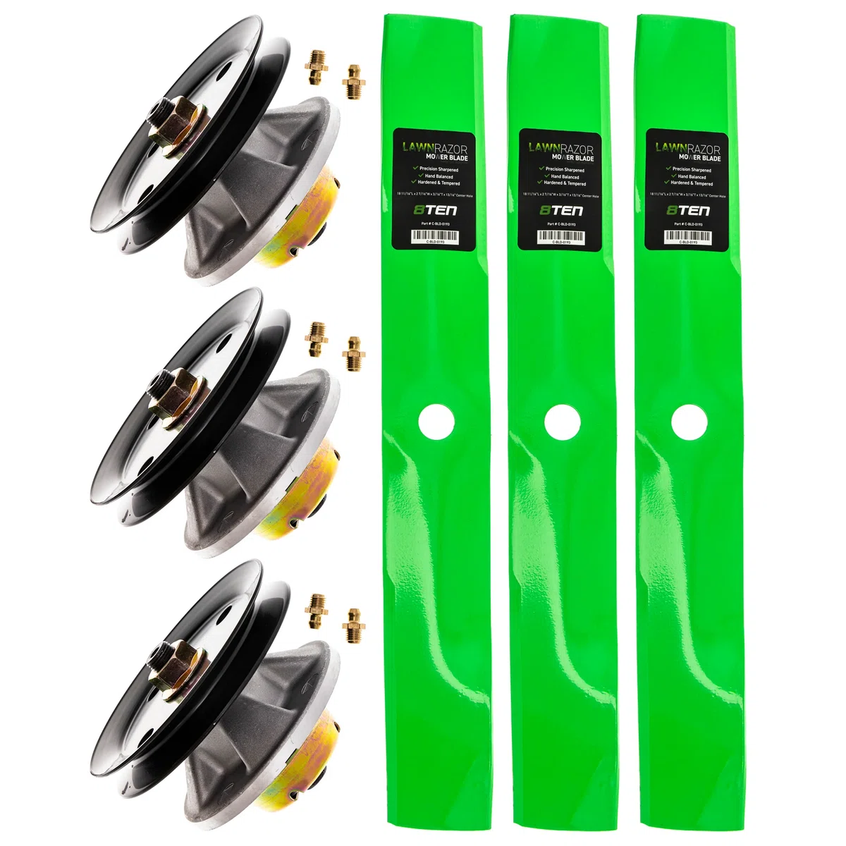Deck Spindle & Mower Blade Kit For John Deere Sabre Scotts MK1002311