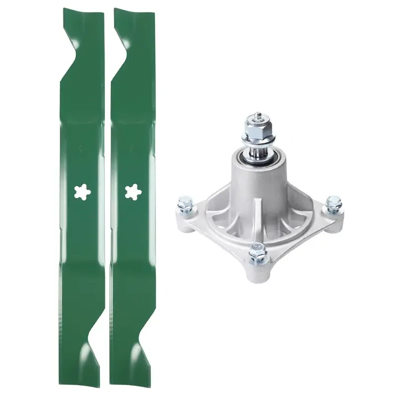 UDC Parts Mower Kit / Spindle 532174356 + 2 Pack Blades 405380 / Fits Jonsered Z46R