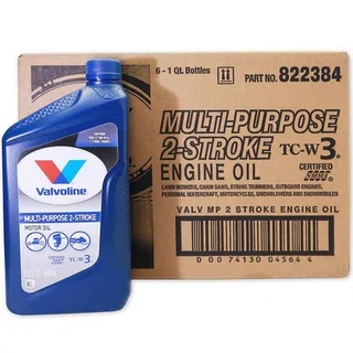 Valvoline multi-Purpose 2-Stroke Engine Oil - Box of 6 Quarts | 822384box