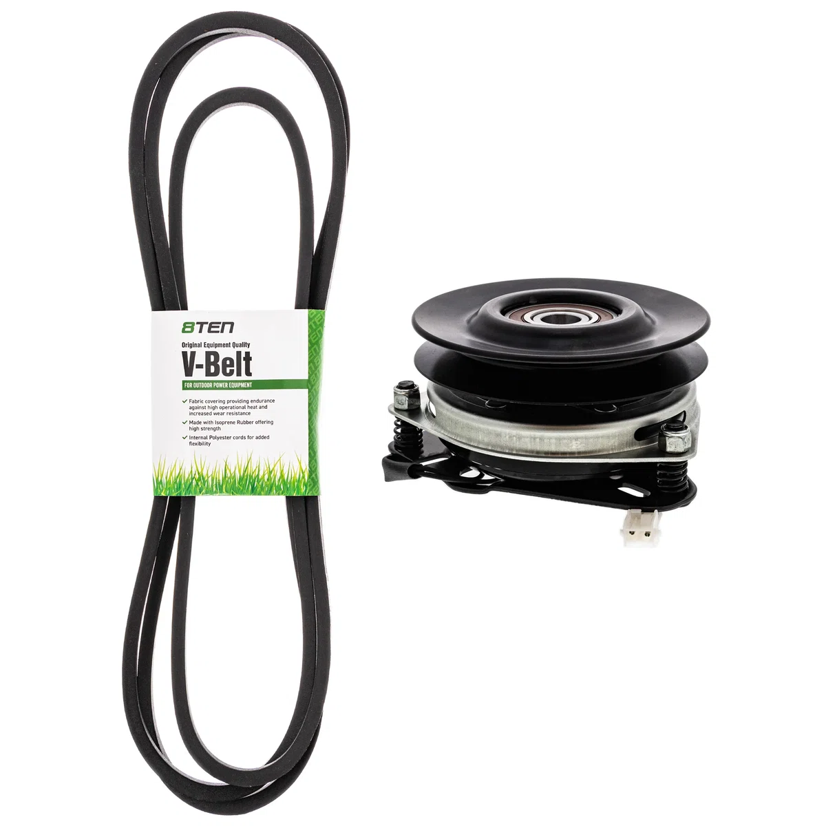 Electric PTO Clutch & Belt Kit For Husqvarna Poulan Pro Jonsered MK1006384