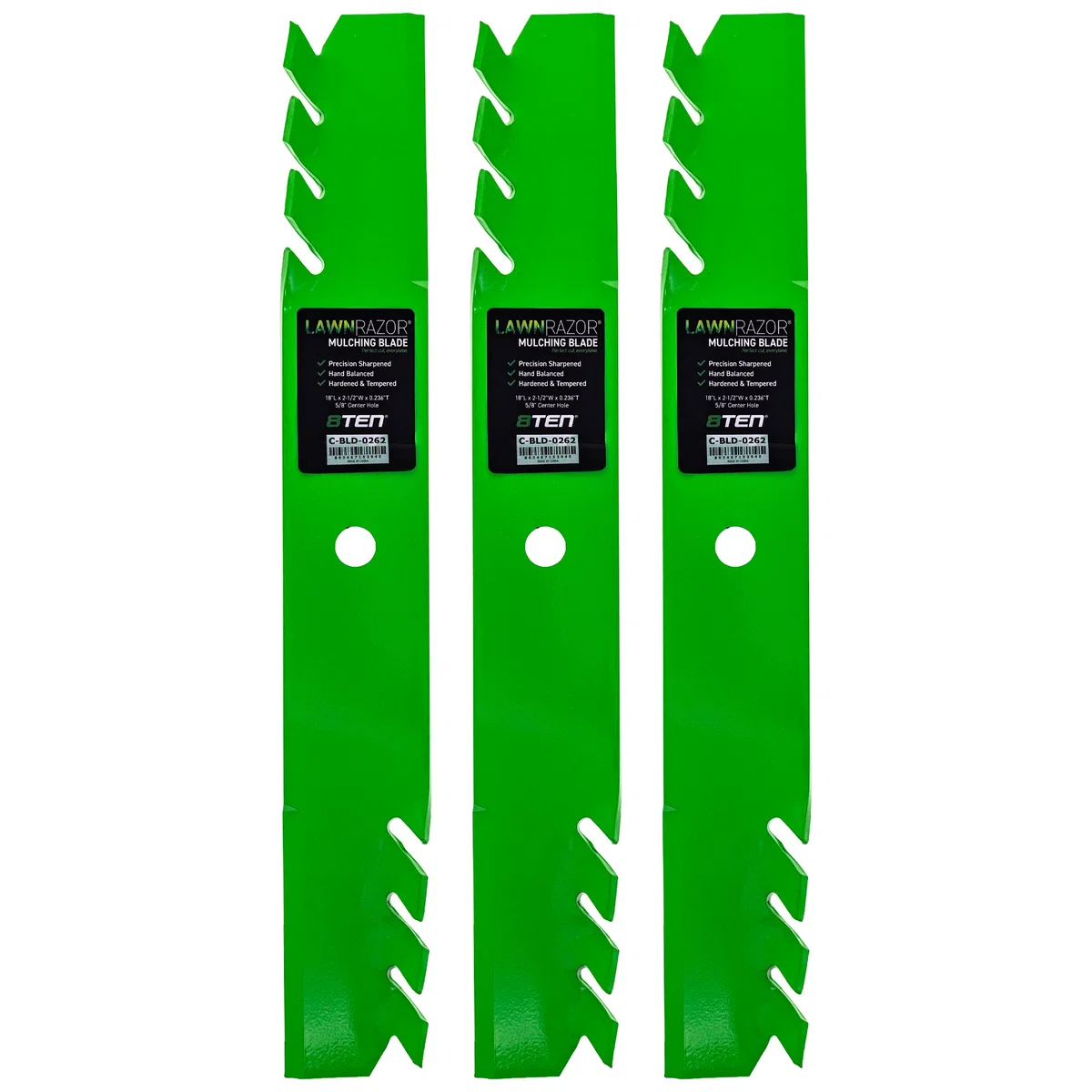 LawnRAZOR Toothed Blade For Toro 105-7796-03 | 3-PACK