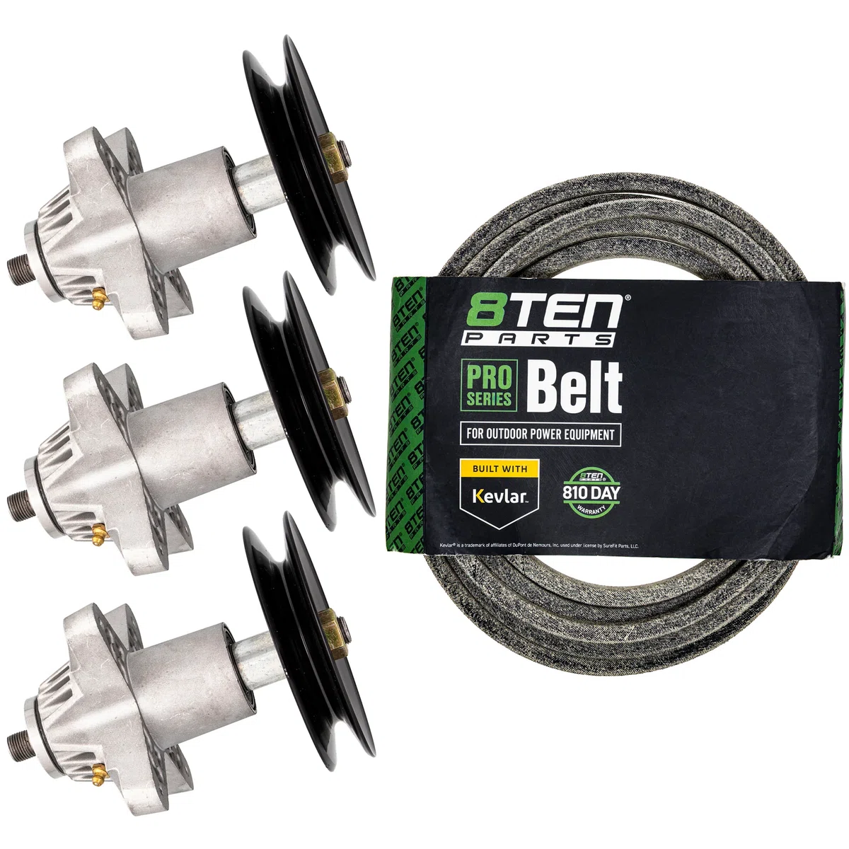 Deck Spindle & Belt Kit For White Outdoor Troy-Bilt Columbia MK1001755