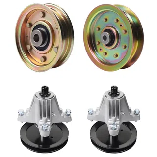 UDC Parts Mower Kit / Pulley 756-04224 + Pulley 956-04129 + Spindle 618-06976 + Spindle 918-06991 / Fits Troy-Bilt TB42
