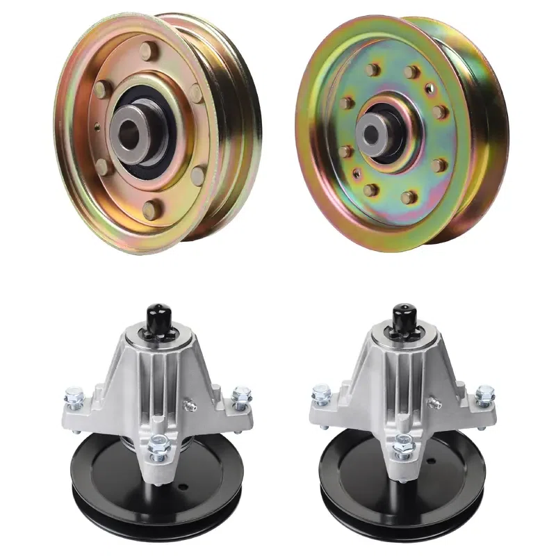 UDC Parts Mower Kit / Pulley 756-04224 + Pulley 956-04129 + Spindle 618-06976 + Spindle 918-06991 / Fits Troy-Bilt TB42