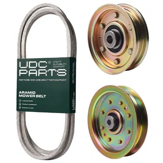 UDC Parts Mower Kit / Belt 954-0461 + Pulley 756-04224 + Pulley 956-04129 / Fits Cub Cadet GT-1554 LT-1042 LT-1050 SLT-1550 SLT-1554