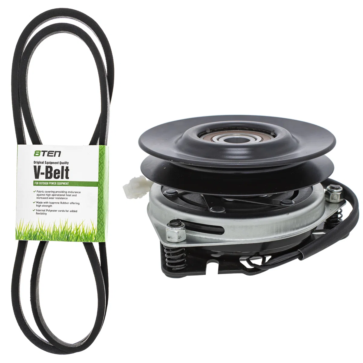Electric PTO Clutch & Belt Kit For Poulan Pro Husqvarna Statesman MK1006383