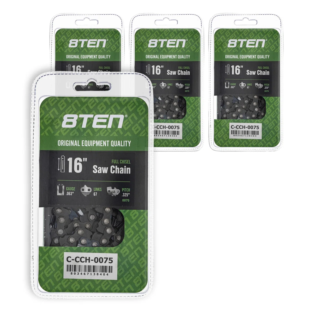 Chainsaw Chain 16 Inch .063 .325 67DL For Stihl Solo Homelite 22LPX067G 22BPX067G 22LGX067G | 4-PACK