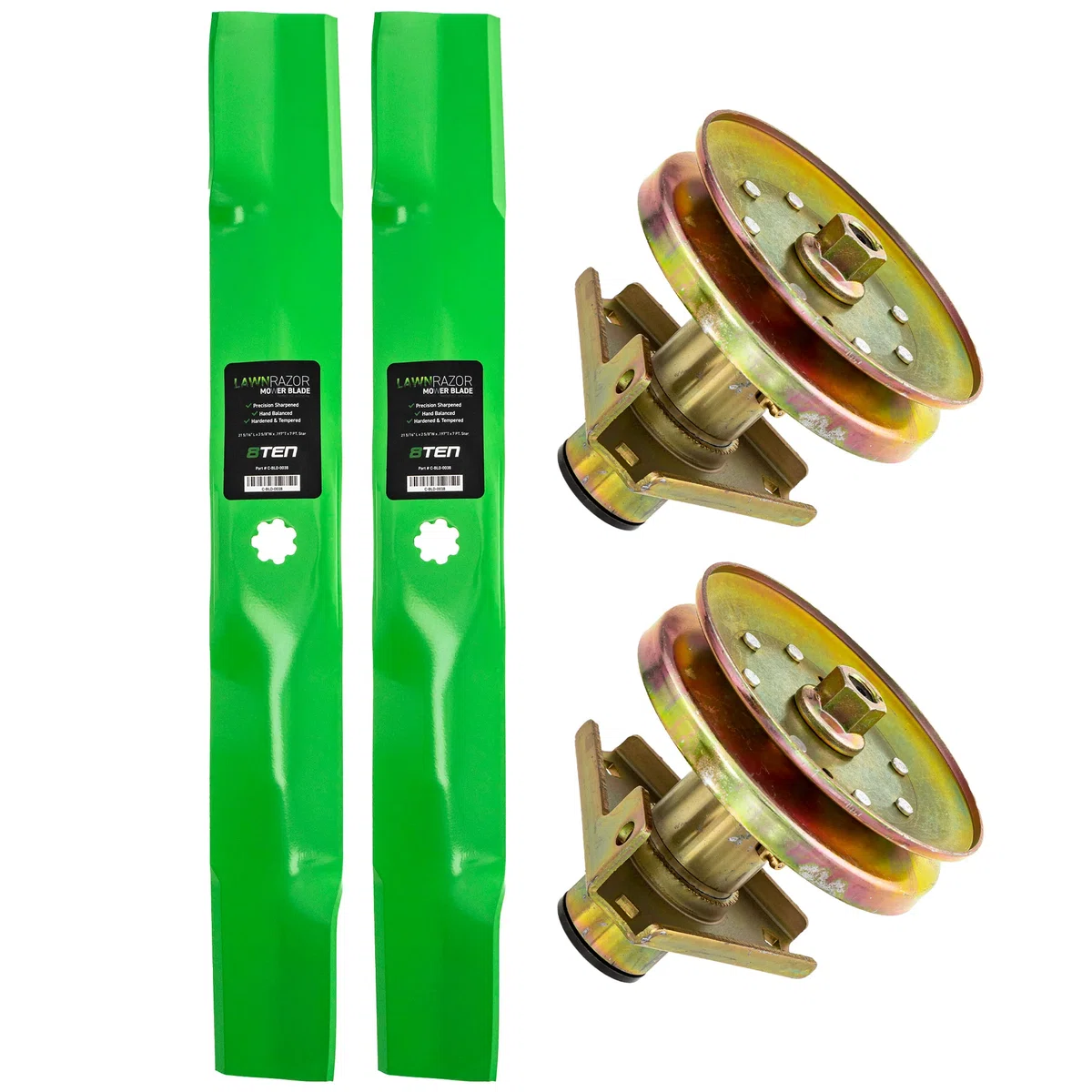 Deck Spindle & Mower Blade Kit For John Deere Sabre MK1002223