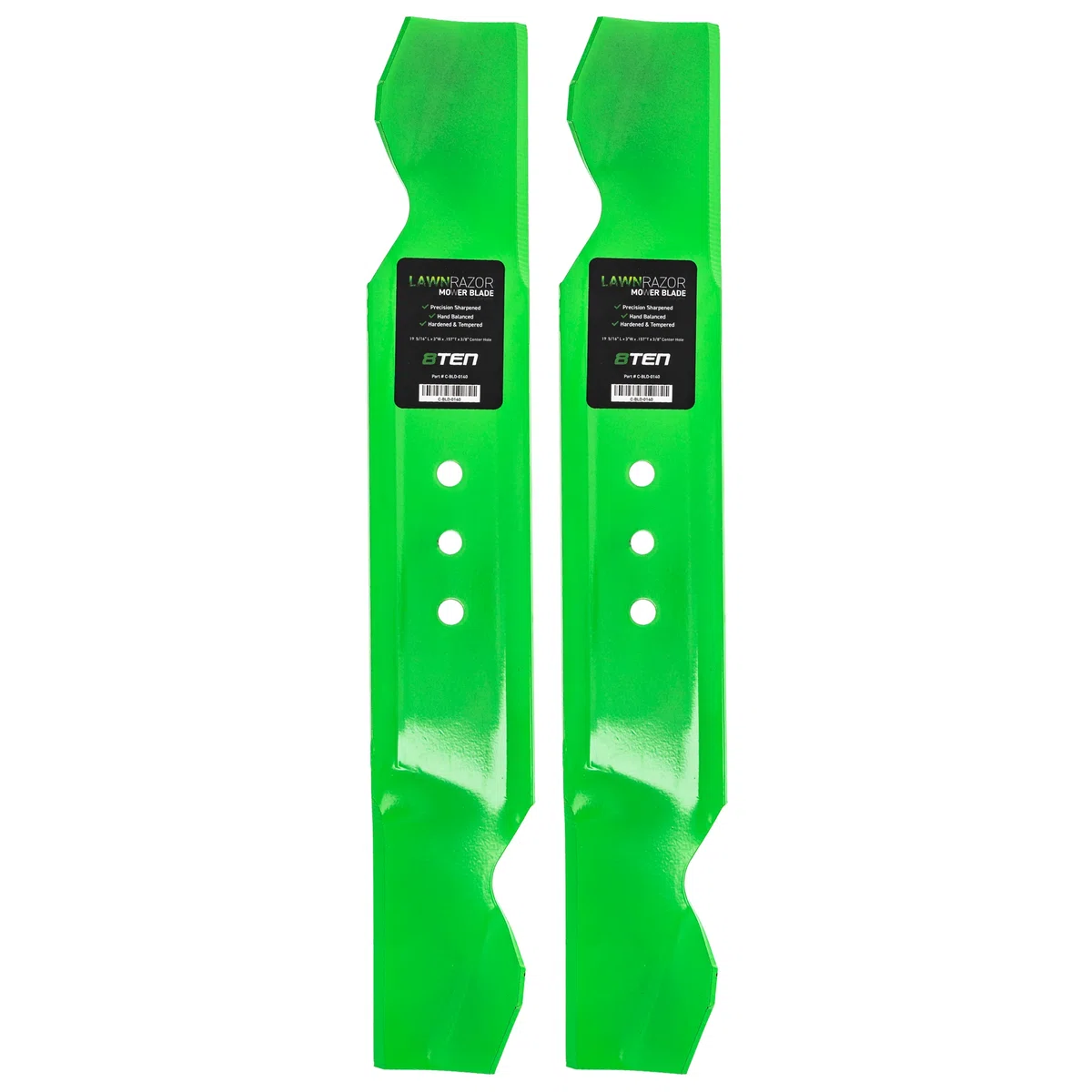 LawnRAZOR Mulching Blade For MTD Turf Power Ranch King 942-0537 742-0537 | 2-PACK