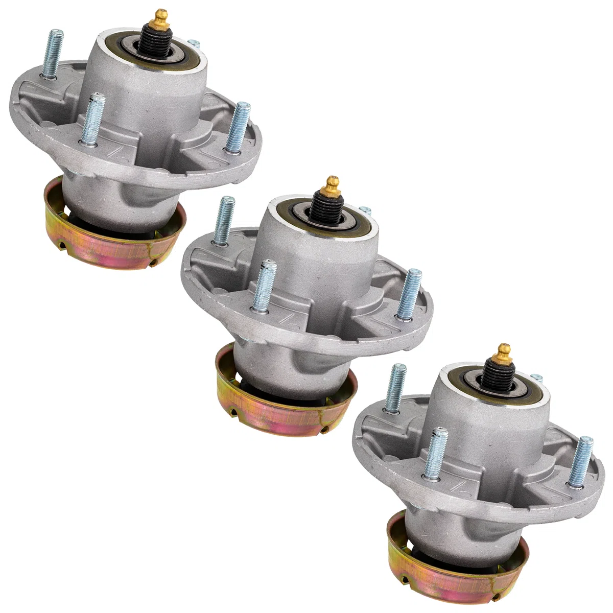 Deck Spindle Set For John Deere AM144377 AM135349 AM131680 AM124498 AM131884 AM127747 AM127432 | 3-PACK