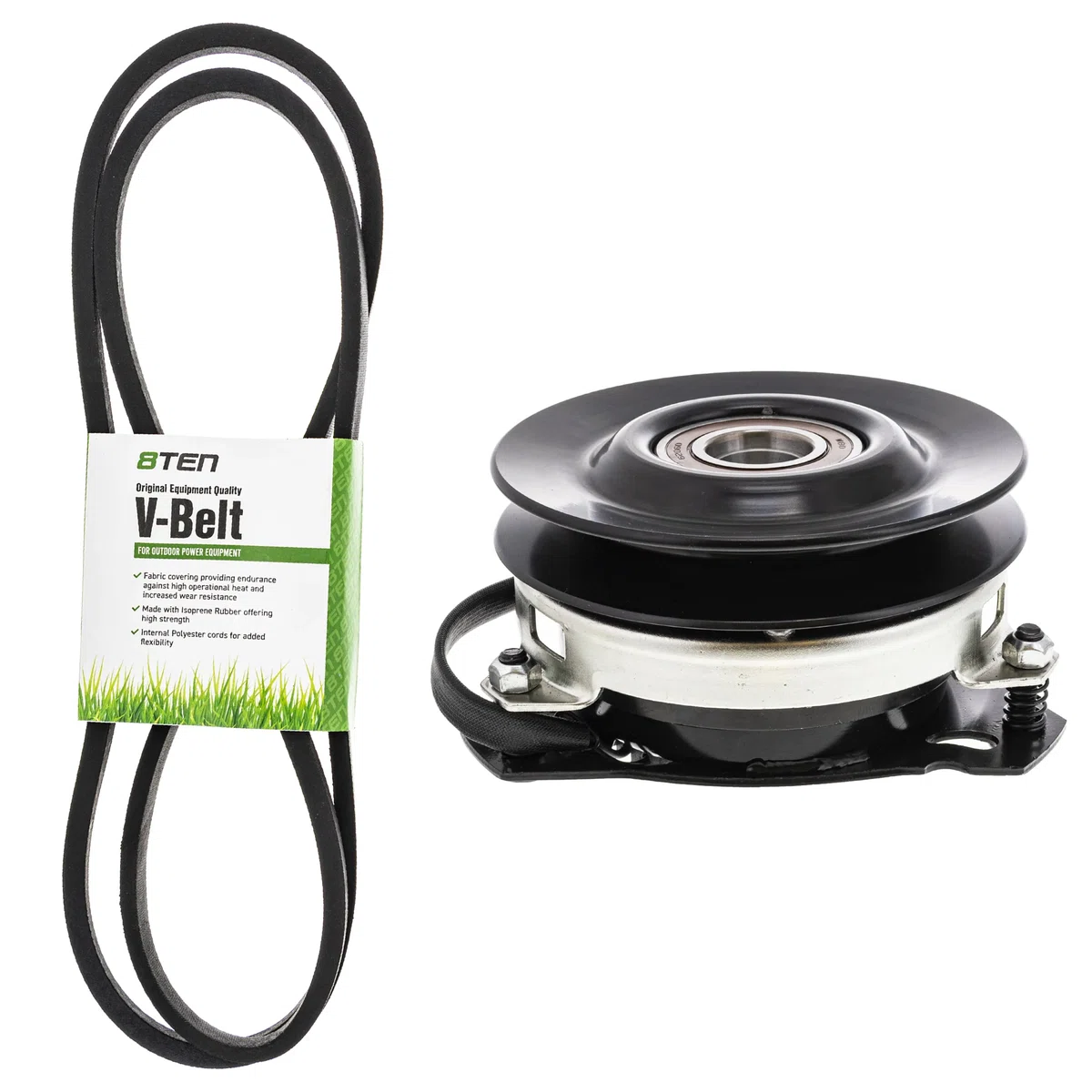 Electric PTO Clutch & Belt Kit For Poulan Pro Husqvarna Wizard MK1006333