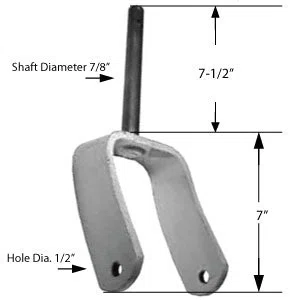 Replaces Exmark Caster Yoke 1-322145-01 | CYS0307