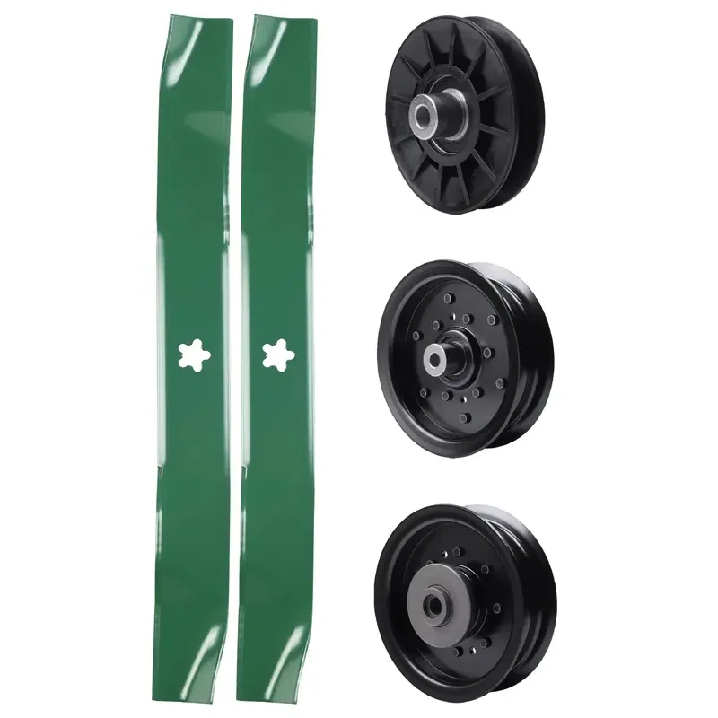 UDC Parts Mower Kit / Pulley 532194326 + Pulley 532196104 + Pulley 532196106 + 2 Pack Blades 134149 / Fits Husqvarna YTH23V42
