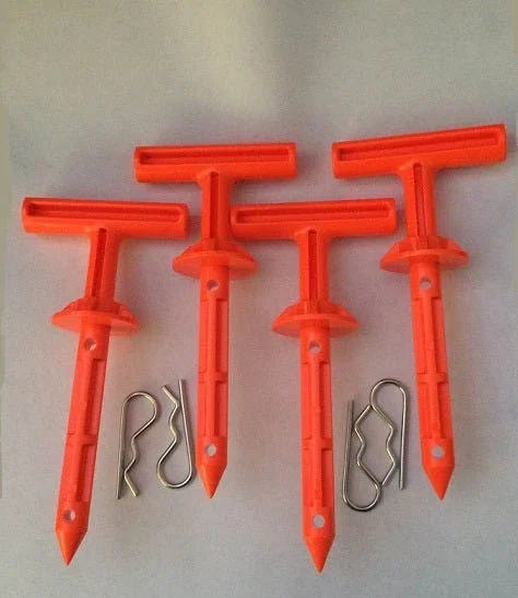 Tarp Tac Stakes - Pack of 4. Tarp Hold Down Stakes | TT538