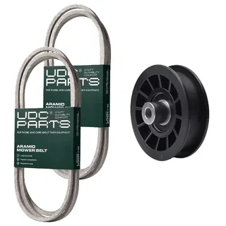 UDC Parts Mower Kit / Belt 130969 + Belt 138255 + Pulley 532194327 / Fits Husqvarna LTH151