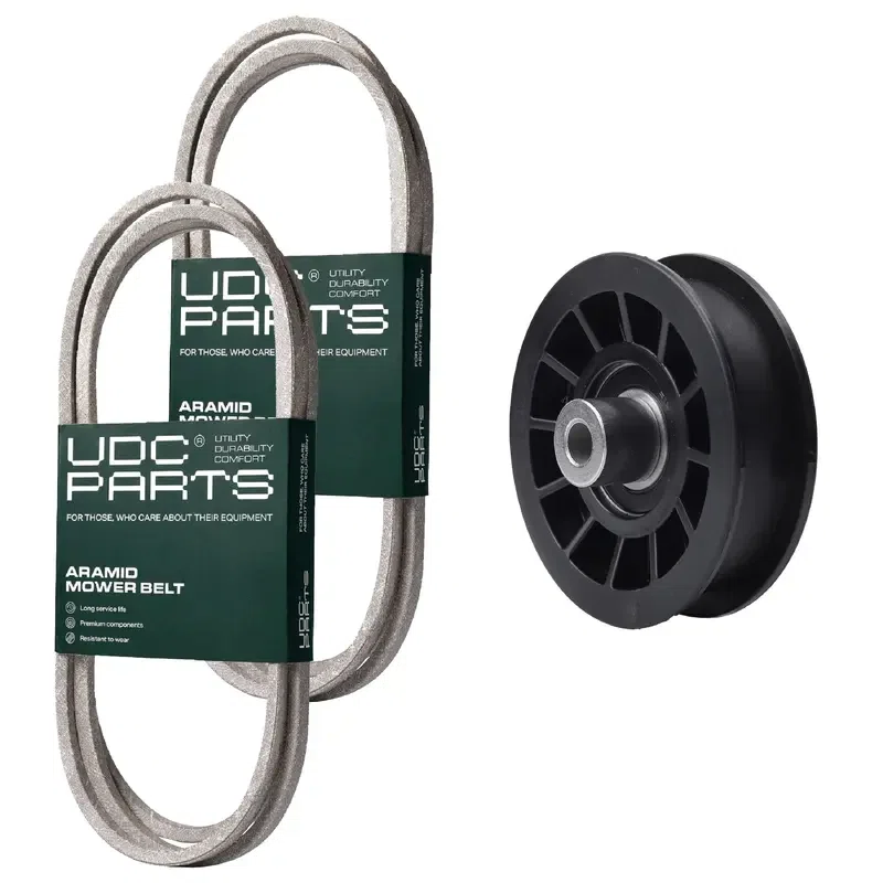 UDC Parts Mower Kit / Belt 138255 + Belt 144200 + Pulley 532194327 / Fits Weed Eater 960480001