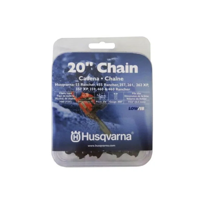 Husqvarna 531300441 H80-72 Genuine OEM 20" Chain