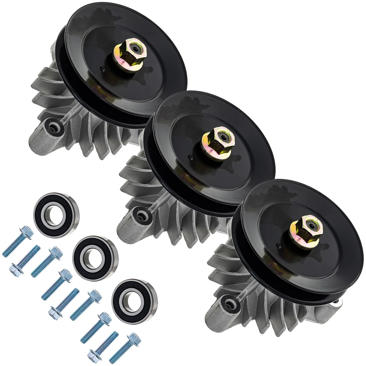 Deck Spindle Set For AYP Poulan Pro Husqvarna | 3-PACK