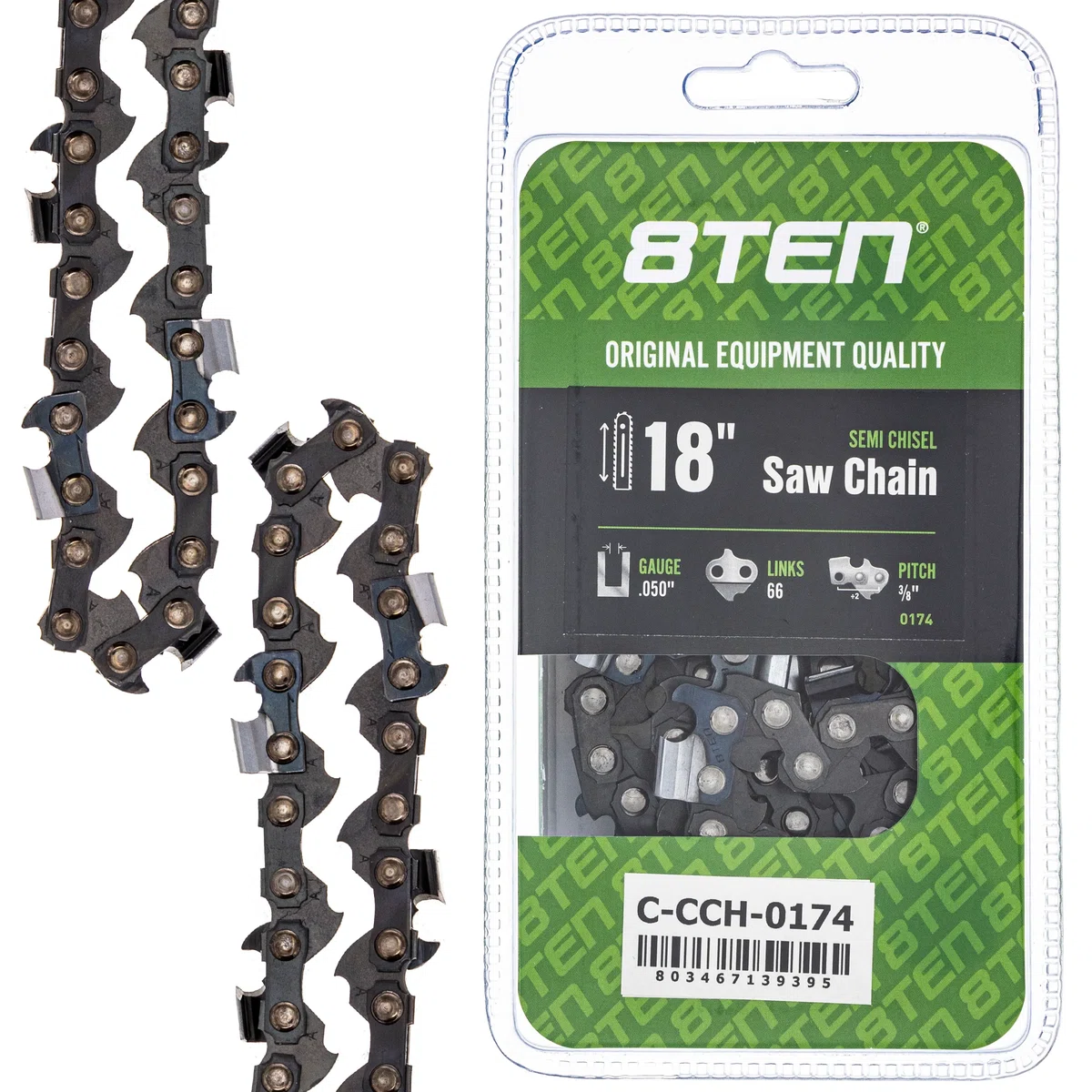 Chainsaw Chain 18 Inch .050 3/8 66DL For Stihl Homelite Echo 501846568 72EXL066G 72LPX066G 591132368