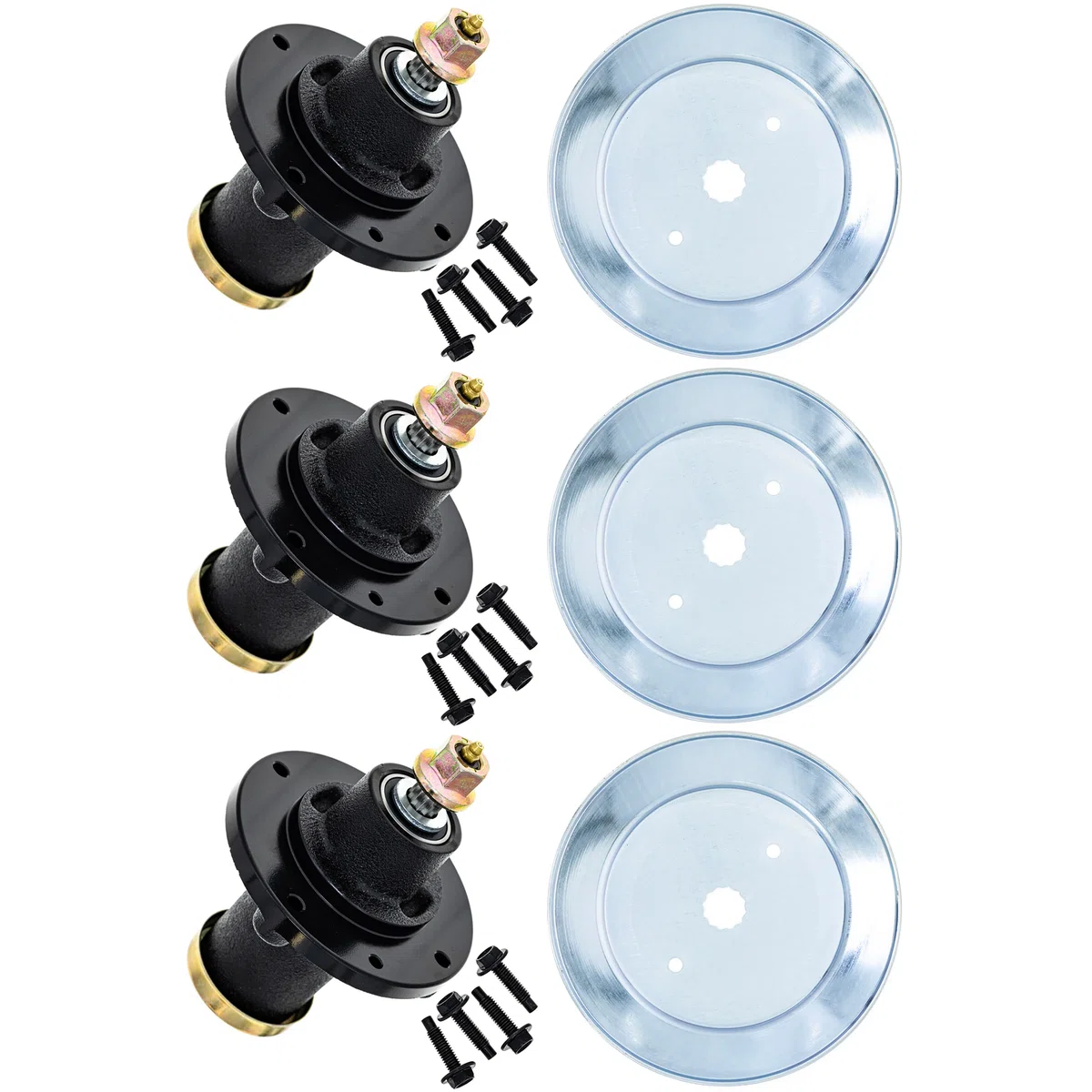 Spindle Kit for Husqvarna MZ54 Z254F 54-Inch 539131898 532175708 3 Pack