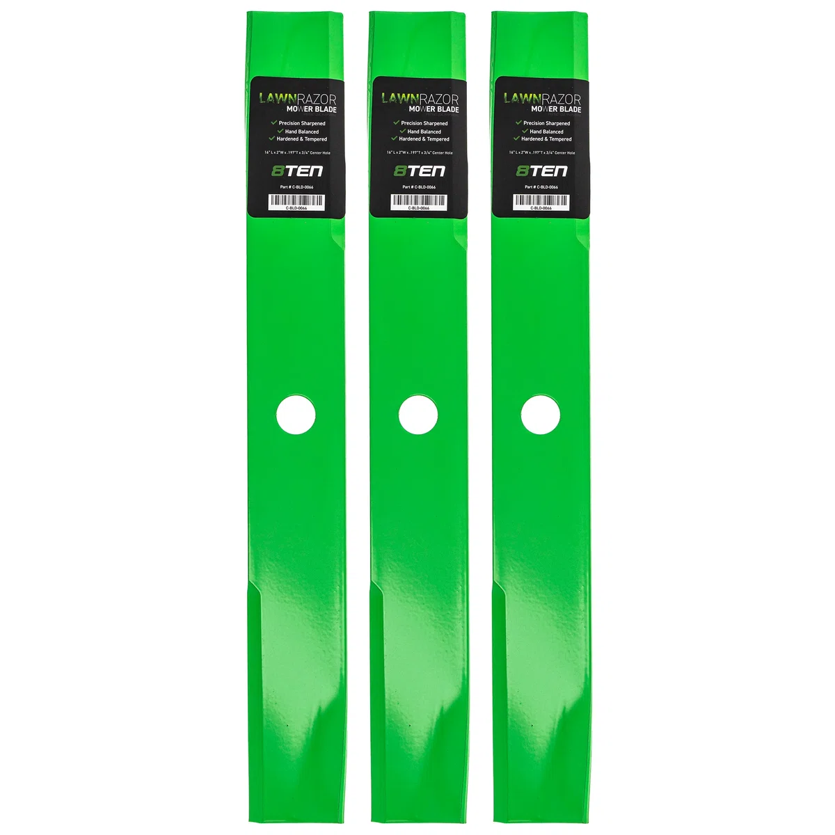 LawnRAZOR Medium-Lift Blade For Wheel Horse Toro 106637 106078 | 3-PACK