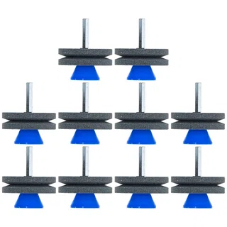 Mower Blade Grinder Stone Wheel Lawn Tractor Tools Hand Drill Attachment 10 Pack