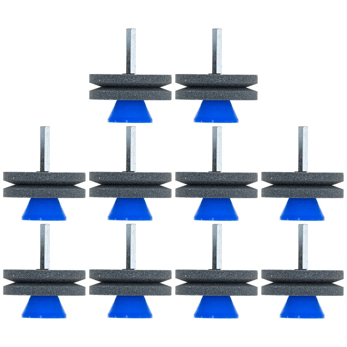 Mower Blade Grinder Stone Wheel Lawn Tractor Tools Hand Drill Attachment 10 Pack