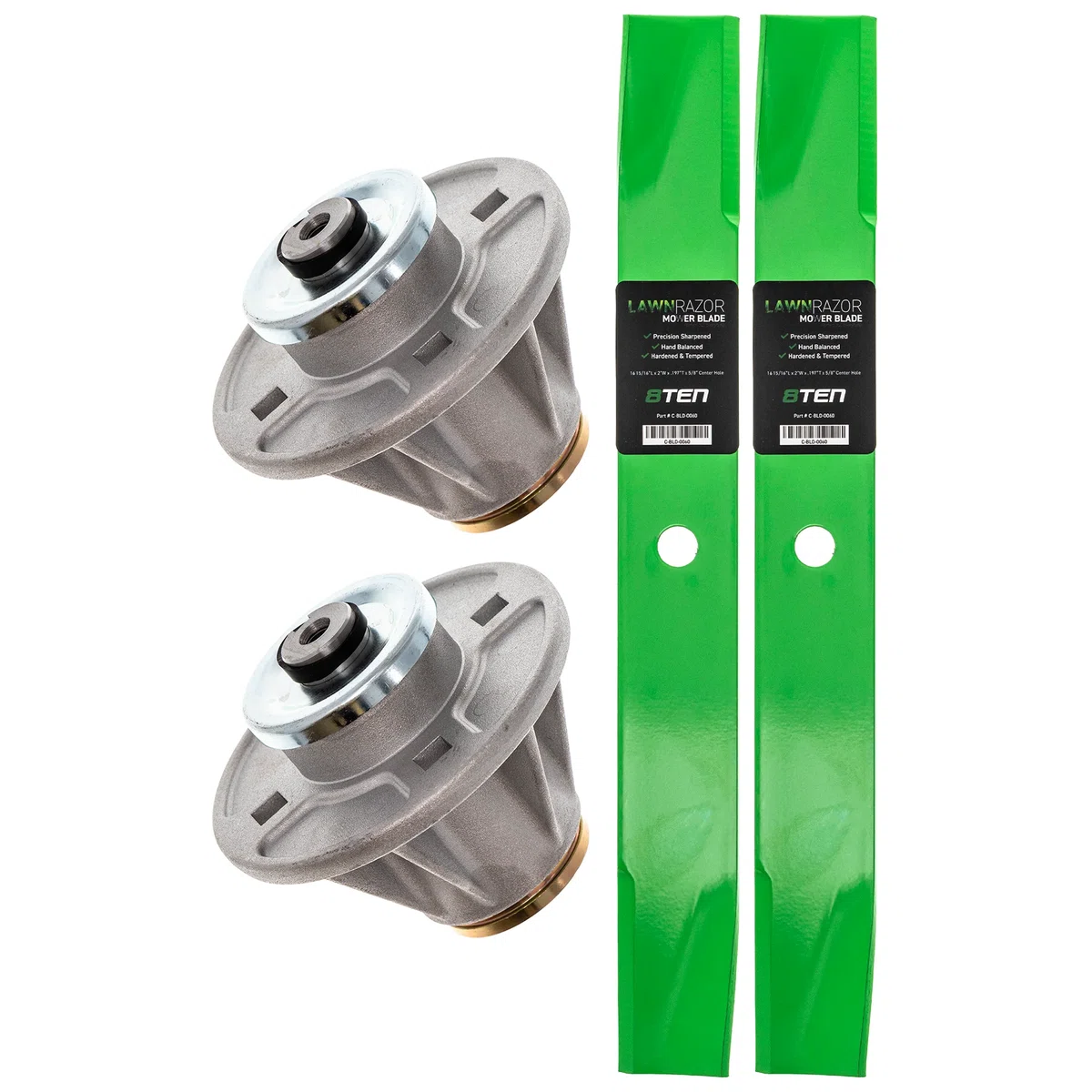 Deck Spindles & Mower Blades Kit For Gravely Ariens MK1001912