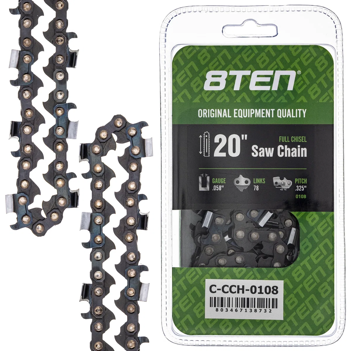 Chainsaw Chain 20 Inch .058 .325 78DL For Makita Dolmar 21LPX078G 501840778 591101278 591099078