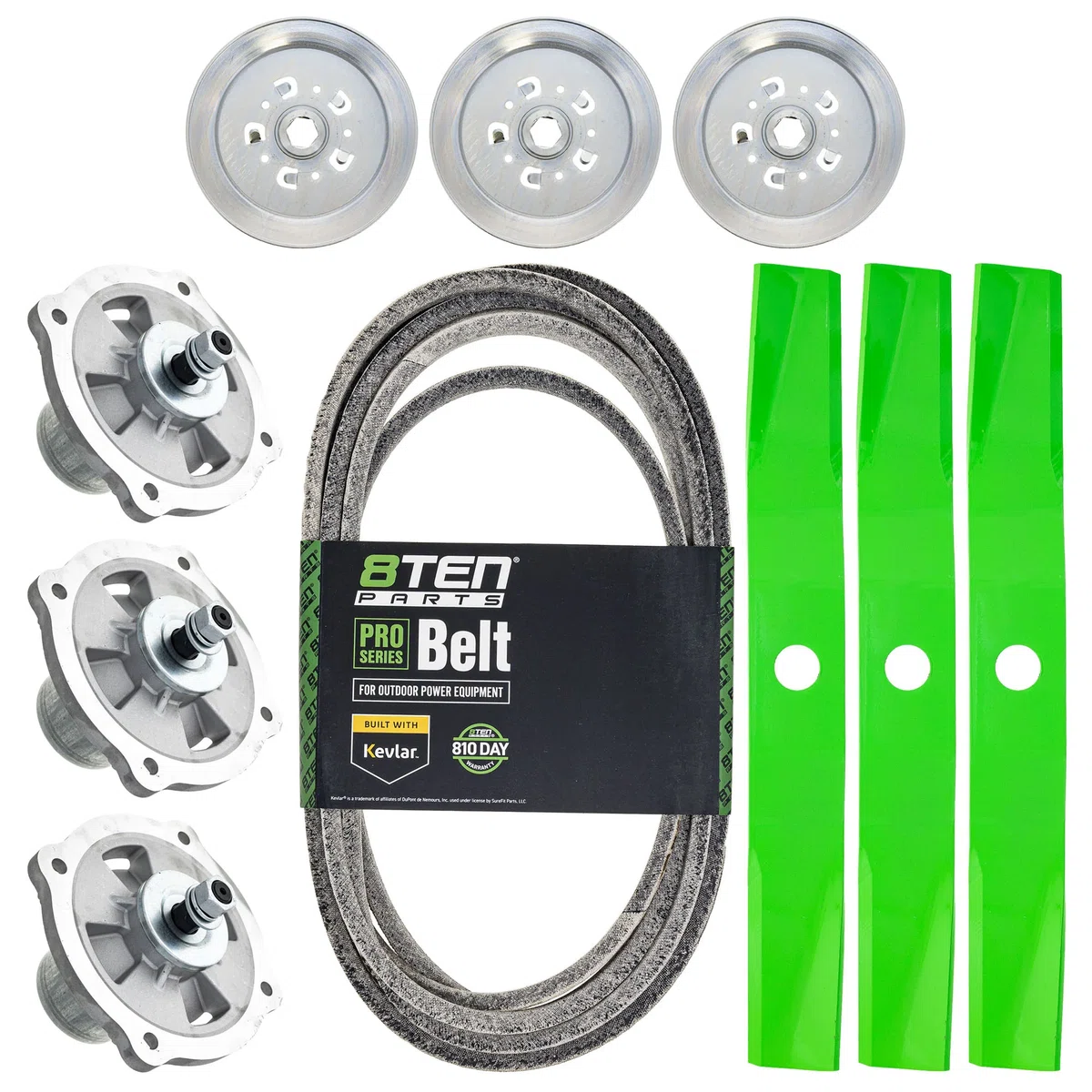 Blade Spindle Belt Kit for Kubota RCK60P-781Z Z725KH-3 60-Inch K5645-34340
