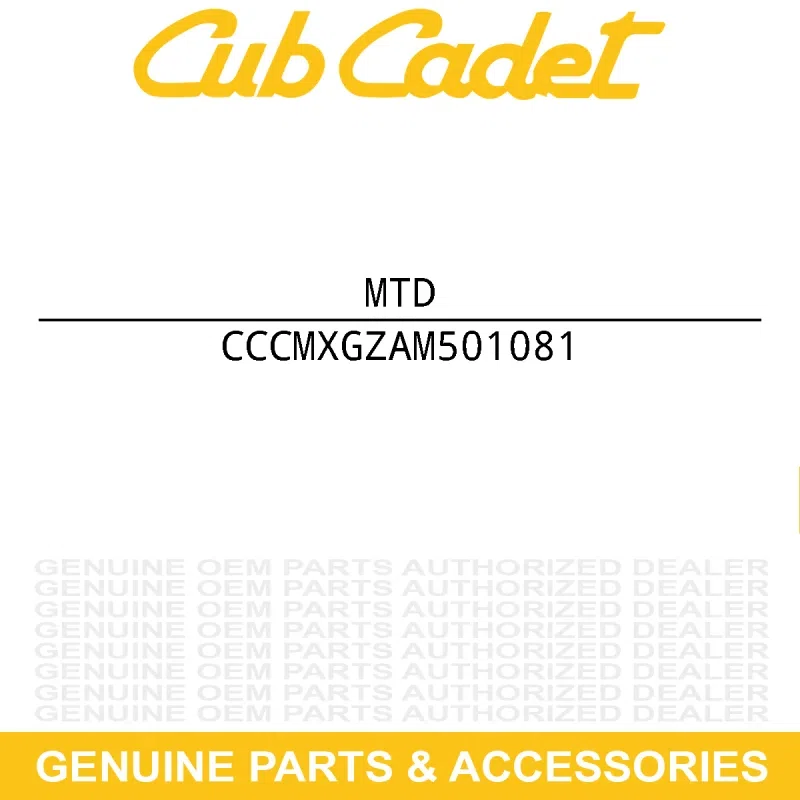MTD CMXGZAM501081 BELT:42"RZT DECK